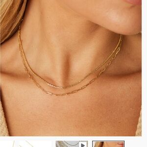 Baby Gold Glimmer Chain Necklace